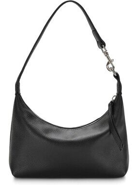 Stylish Genuine Leather Shoulder Purse, Small Underarm Clutch for Women